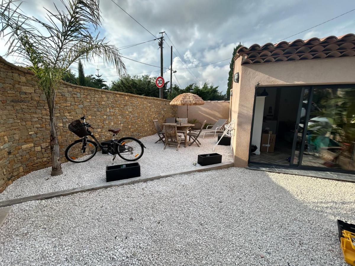 Charmant Studio Dans Villa - Jardin Privatif . La Seyne-sur-Mer Exteriör bild